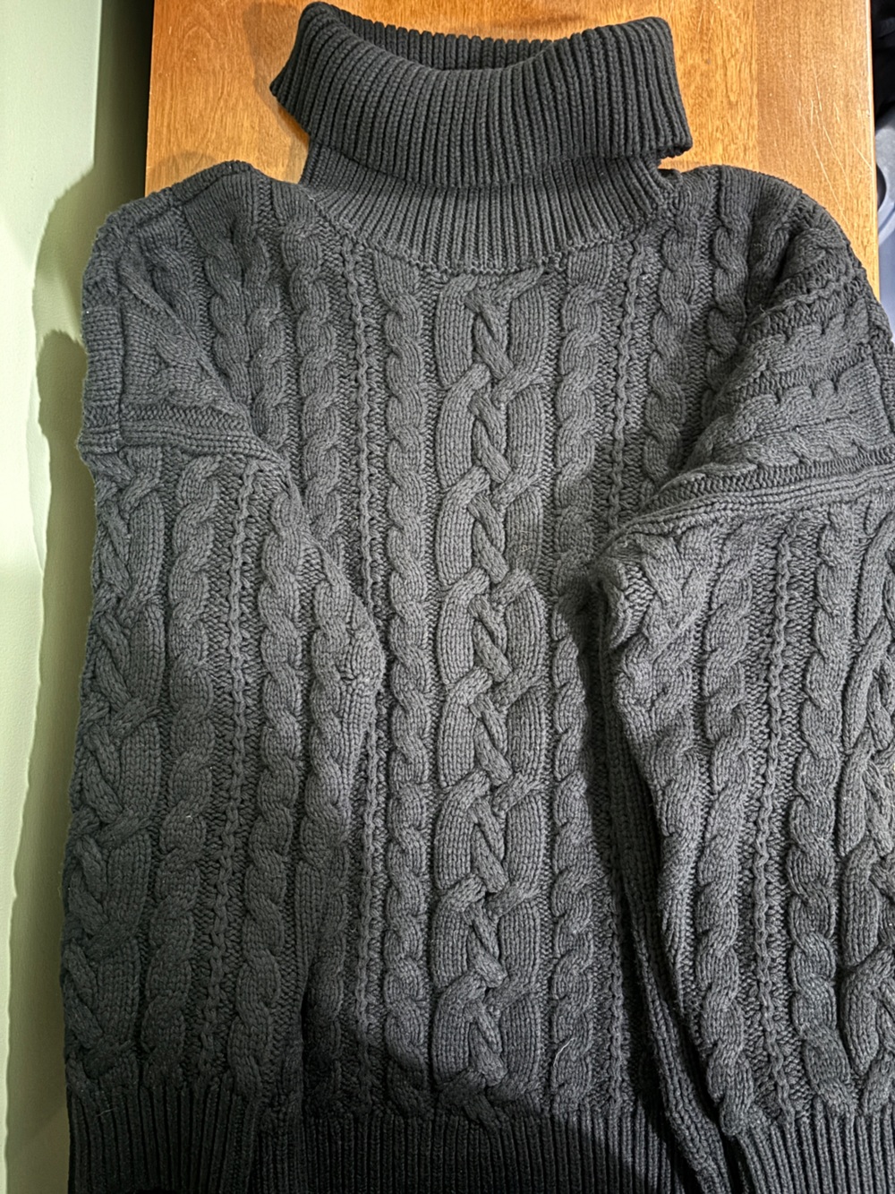 Lauren Ralph Lauren Classic Cable Knit Turtleneck Sweater - 3X